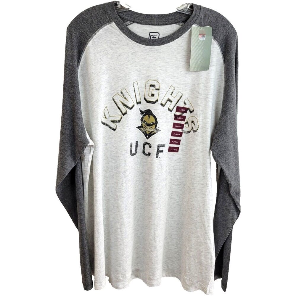 NWT UCF Knights Gray Long Sleeve T Shirt XL Extra Large 46/48 ProEdge Pro Edge